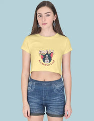 Awake But At What Cost Crop Top Baklol Wear