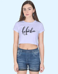 Be Fearless Crop Top for Women - Baklol Wear