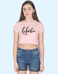 Be Fearless Crop Top for Women - Baklol Wear