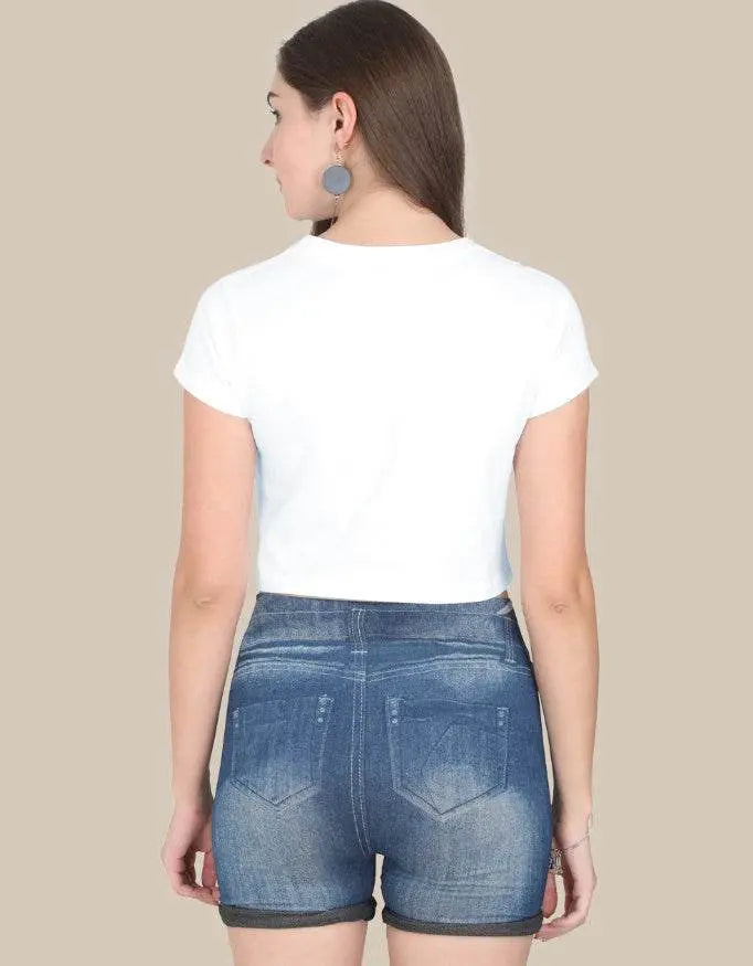 Be Happy & Crazy Women’s Crop Top - Baklol Wear