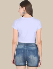 Be Happy & Crazy Women’s Crop Top - Baklol Wear