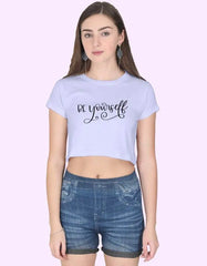 Be Yourself Crop Top for Women - Baklol Wear