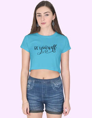 Be Yourself Crop Top for Women - Baklol Wear