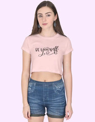 Be Yourself Crop Top for Women - Baklol Wear