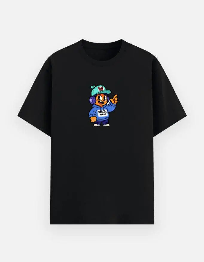 Black Baklolwear T-Shirt – Trendy Streetwear for Men & Women Baklol Wear