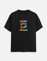 California Surf Session Premium T-Shirt | Vintage Surfing Graphic Tee Baklol Wear