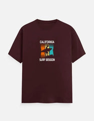 California Surf Session Premium T-Shirt | Vintage Surfing Graphic Tee Baklol Wear