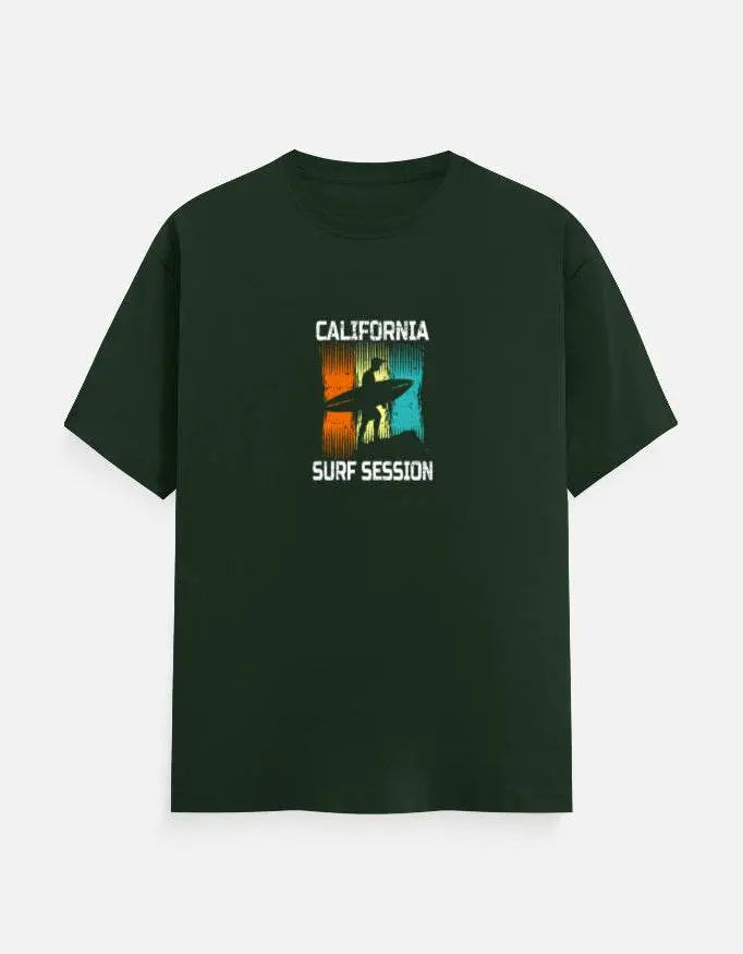 California Surf Session Premium T-Shirt | Vintage Surfing Graphic Tee Baklol Wear