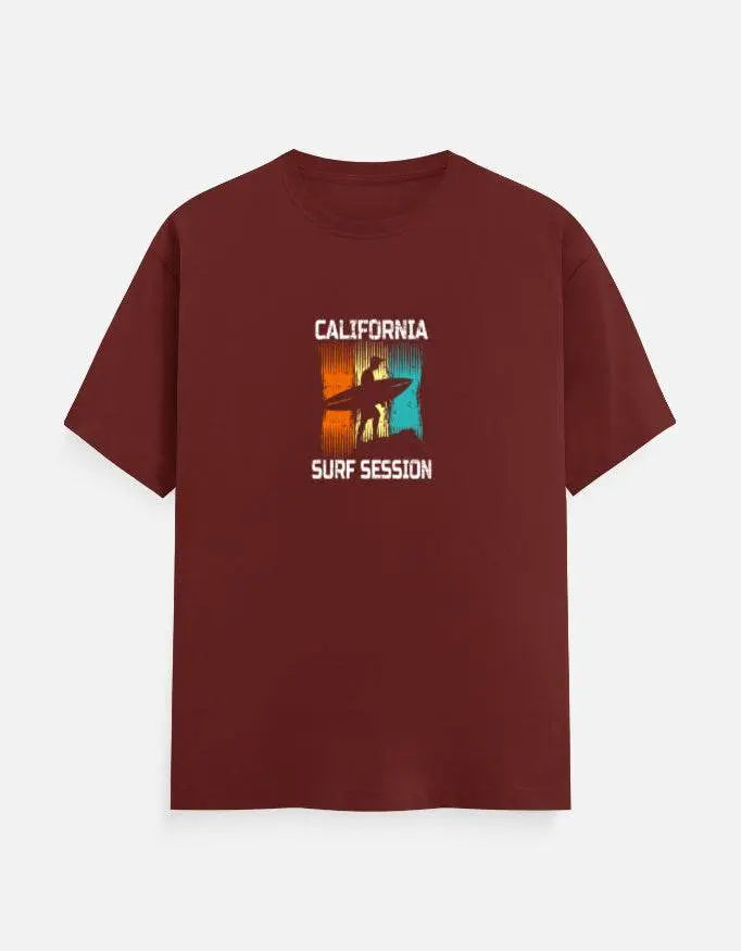 California Surf Session Premium T-Shirt | Vintage Surfing Graphic Tee Baklol Wear