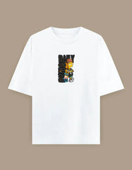 Daily Grind Oversized Skateboard Graphic T-Shirt – Urban Streetwear for Men & Women Baklol Wear