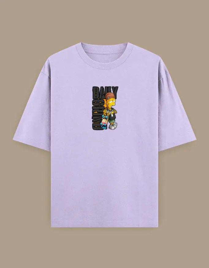 Daily Grind Oversized Skateboard Graphic T-Shirt – Urban Streetwear for Men & Women Baklol Wear