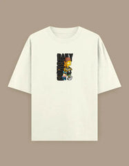 Daily Grind Oversized Skateboard Graphic T-Shirt – Urban Streetwear for Men & Women Baklol Wear