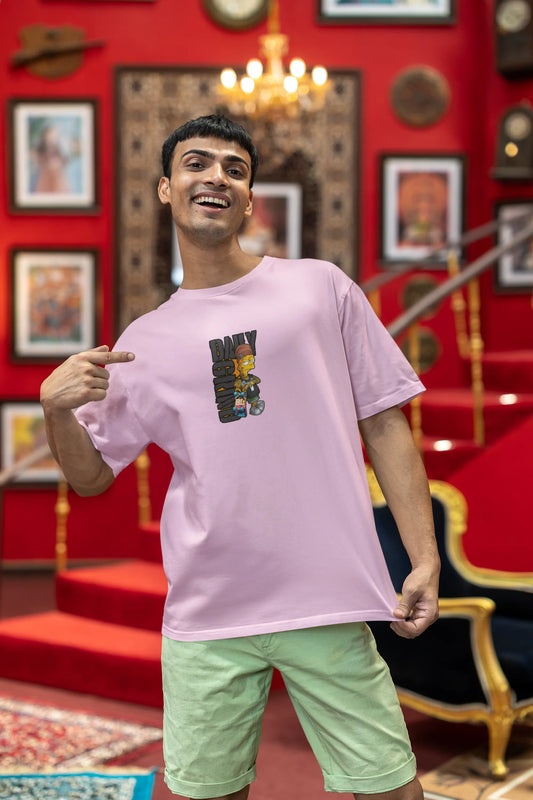 Daily Grind Oversized Skateboard Graphic T-Shirt – Urban Streetwear for Men & Women Baklol Wear