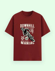 Downhill Maniac Graphic T-Shirt – Extreme Sports Mountain Biking Tee for Men Baklol Wear