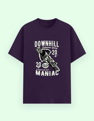 Downhill Maniac Graphic T-Shirt – Extreme Sports Mountain Biking Tee for Men Baklol Wear