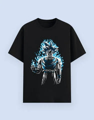 Dragon Ball Energy Aura Graphic T-Shirt – Goku Inspired Anime Power Tee for Men & Women | Bold Manga Streetwear Baklol Wear