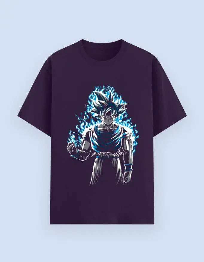 Dragon Ball Energy Aura Graphic T-Shirt – Goku Inspired Anime Power Tee for Men & Women | Bold Manga Streetwear Baklol Wear