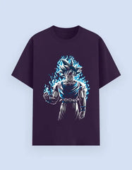 Dragon Ball Energy Aura Graphic T-Shirt – Goku Inspired Anime Power Tee for Men & Women | Bold Manga Streetwear Baklol Wear