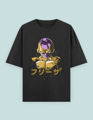 Dragon Ball Frieza Oversized T-Shirt | Golden Anime Villain Graphic Tee - Baklol Wear