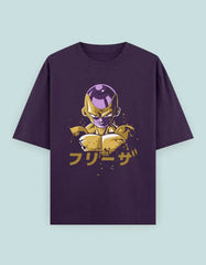 Dragon Ball Frieza Oversized T-Shirt | Golden Anime Villain Graphic Tee - Baklol Wear