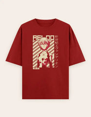 Evangelion Rei Ayanami Oversized T-Shirt | Retro Anime Graphic Manga Tee Baklol Wear