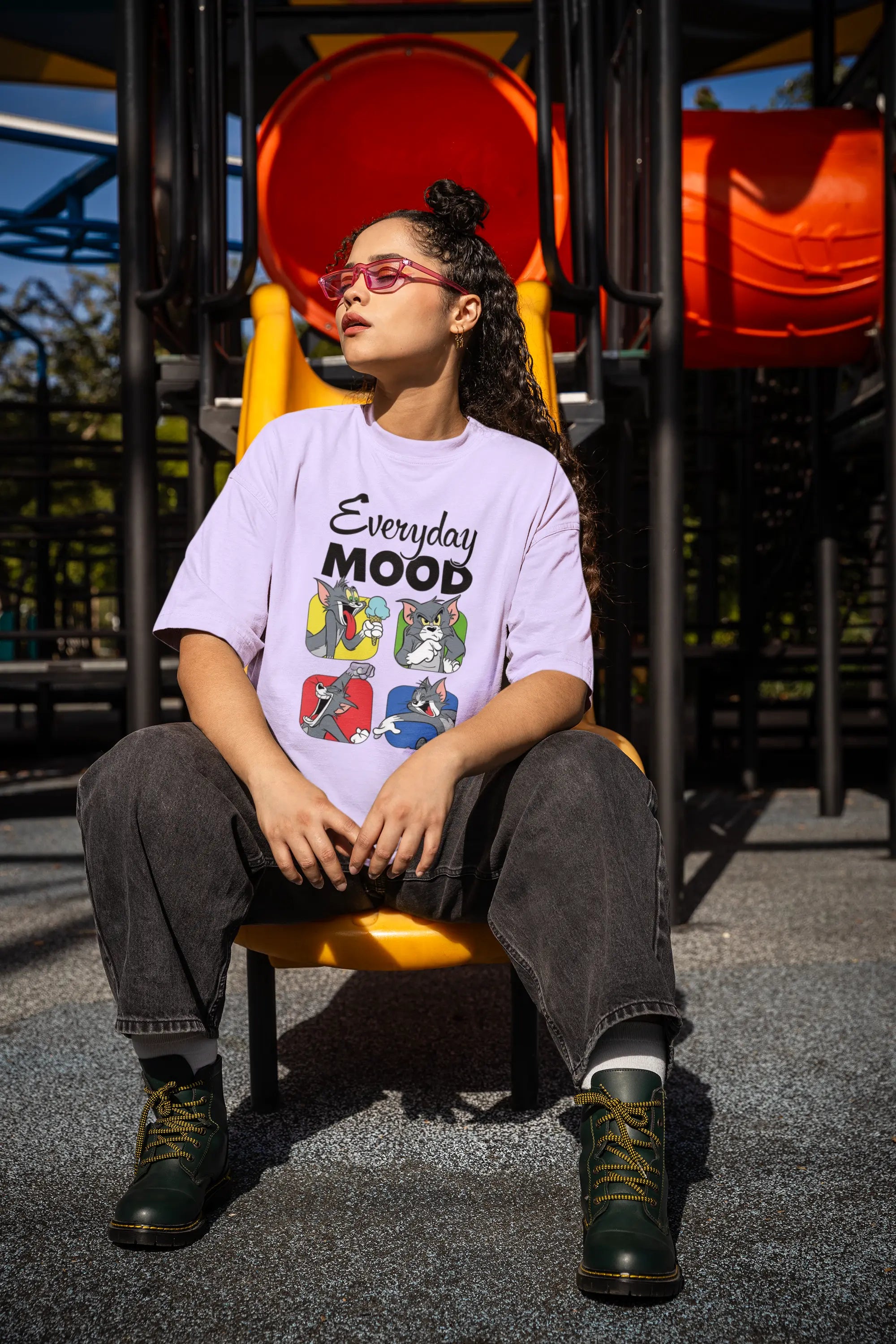 Everyday Mood Unisex Oversized Standard T-Shirt Baklol Wear