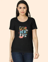 Everyone Is Wonderful Motivational Graphic T-Shirt - Baklol Wear