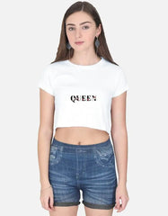 Queen - Women's Crop Top - Baklol Wear