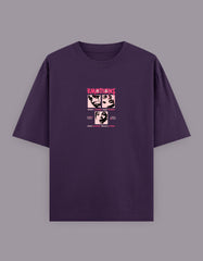 Emotions Oversized T-Shirt – Bold Pop Art Face Graphic Streetwear - Baklol Wear