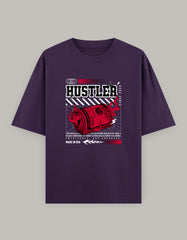 Hustler Oversized T-Shirt – Bold Money Flame Streetwear Graphic - Baklol Wear