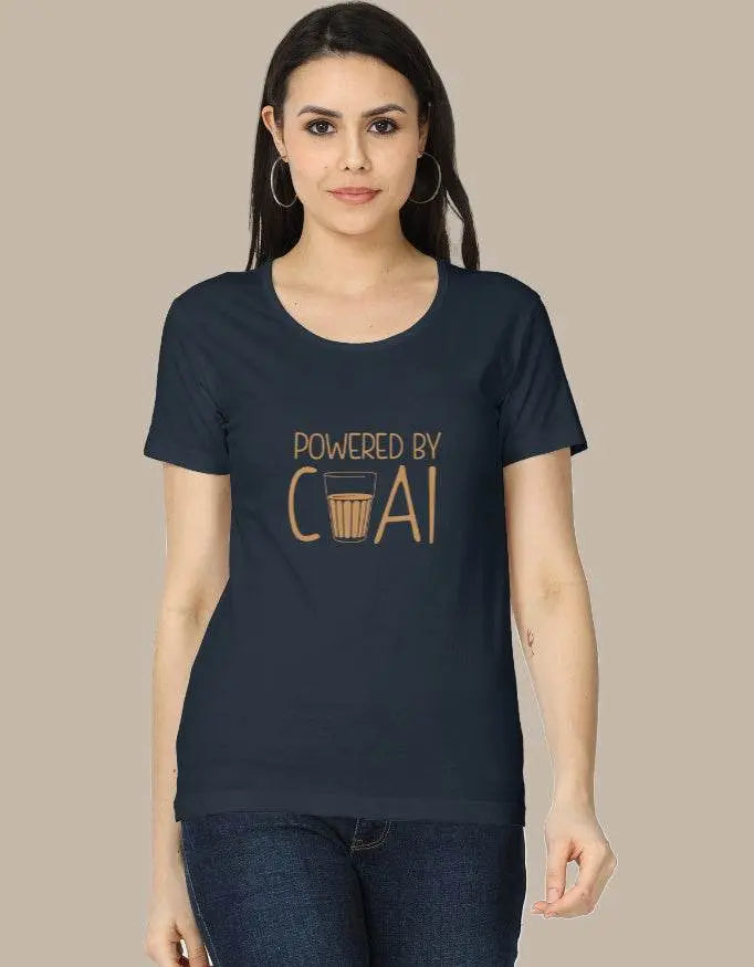 Powered By Chai Premium T-Shirt - Baklol Wear