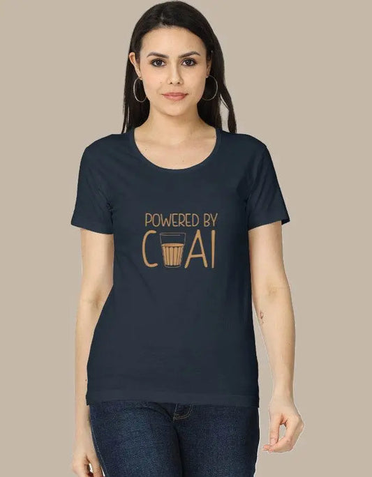 Powered By Chai Premium T-Shirt - Baklol Wear