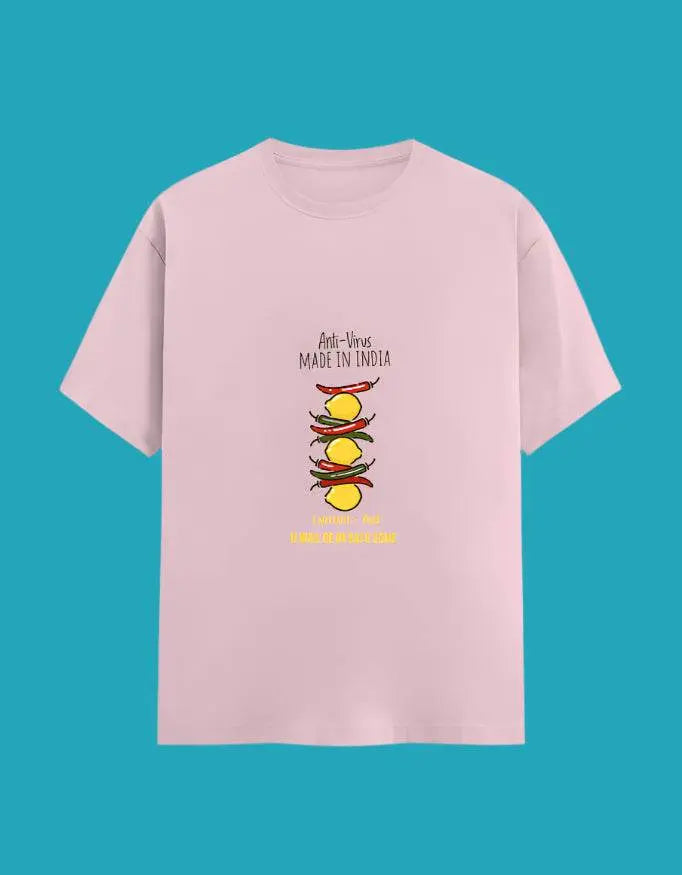 Anti-Virus Made In India - Half Sleeves Tshirt - Baklol Wear