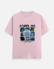 Starry Sky - Half Sleeves Tshirt - Baklol Wear