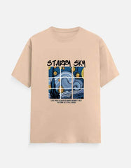 Starry Sky - Half Sleeves Tshirt - Baklol Wear