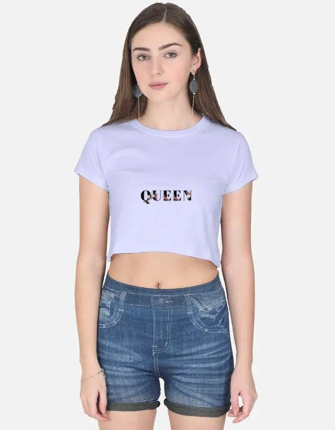 Queen - Women's Crop Top - Baklol Wear