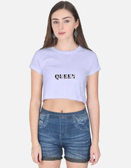 Queen - Women's Crop Top - Baklol Wear