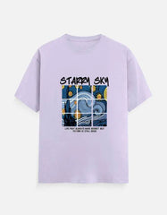 Starry Sky - Half Sleeves Tshirt - Baklol Wear