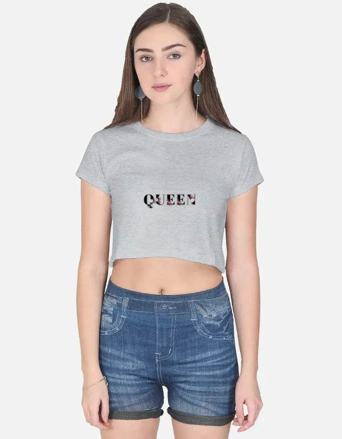 Queen - Women's Crop Top - Baklol Wear