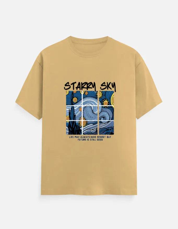 Starry Sky - Half Sleeves Tshirt - Baklol Wear