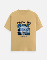 Starry Sky - Half Sleeves Tshirt - Baklol Wear