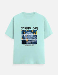 Starry Sky - Half Sleeves Tshirt - Baklol Wear