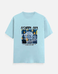Starry Sky - Half Sleeves Tshirt - Baklol Wear