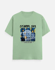 Starry Sky - Half Sleeves Tshirt - Baklol Wear