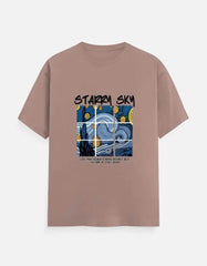 Starry Sky - Half Sleeves Tshirt - Baklol Wear