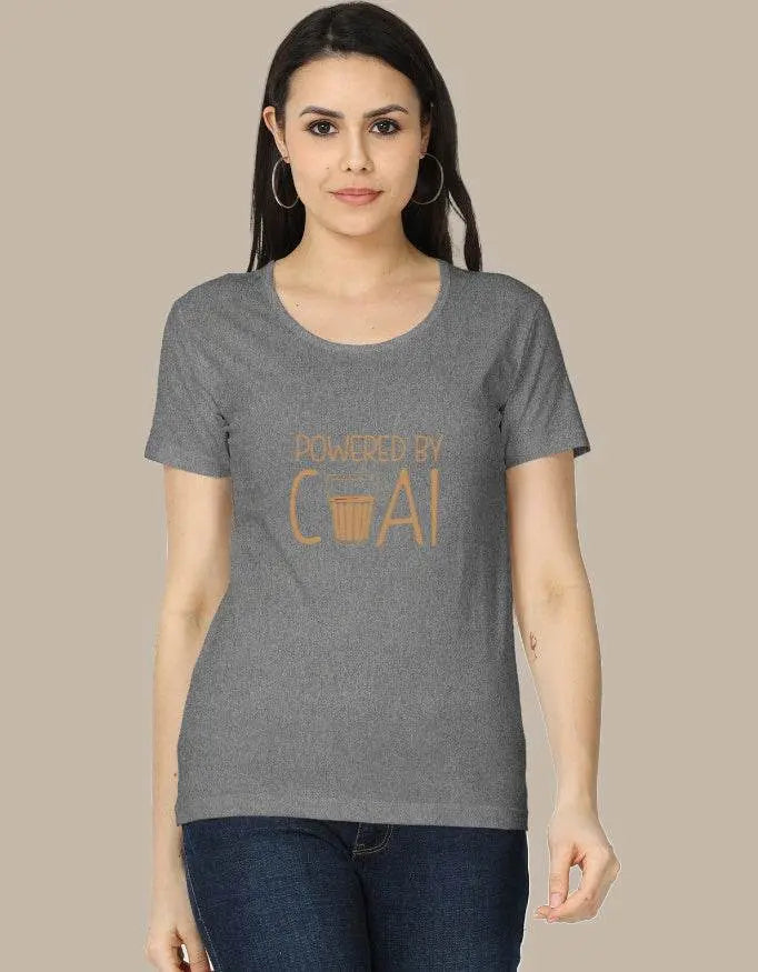 Powered By Chai Premium T-Shirt - Baklol Wear