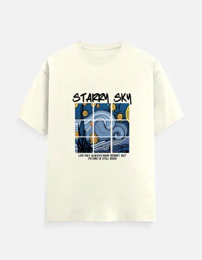 Starry Sky - Half Sleeves Tshirt - Baklol Wear