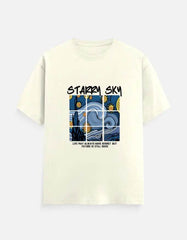 Starry Sky - Half Sleeves Tshirt - Baklol Wear