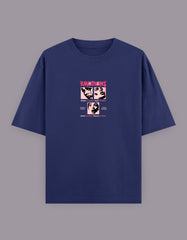 Emotions Oversized T-Shirt – Bold Pop Art Face Graphic Streetwear - Baklol Wear
