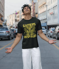 Gamers Never Die, They Just Respawn Graphic Unisex Classic Crew T-Shirt - Baklol Wear